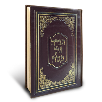 הגדה אומנותית מהודרת לפסח – נוסח ספרד | כריכת עור משוחזר