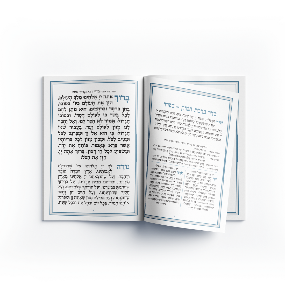 זמירות שבת משולב – בנוסח ספרד ועדות המזרח