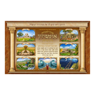 בד לסוכה אושפיזין תפילה קצרה