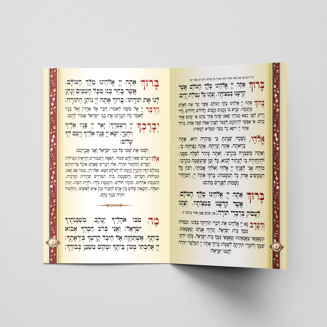 סדר ברכות השחר