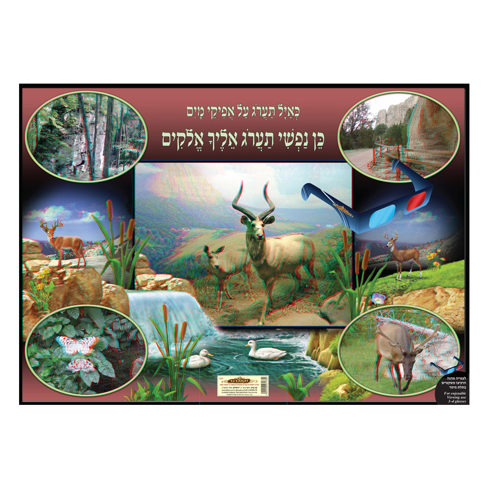 פוסטר כאיל תערוג תלת מימד
